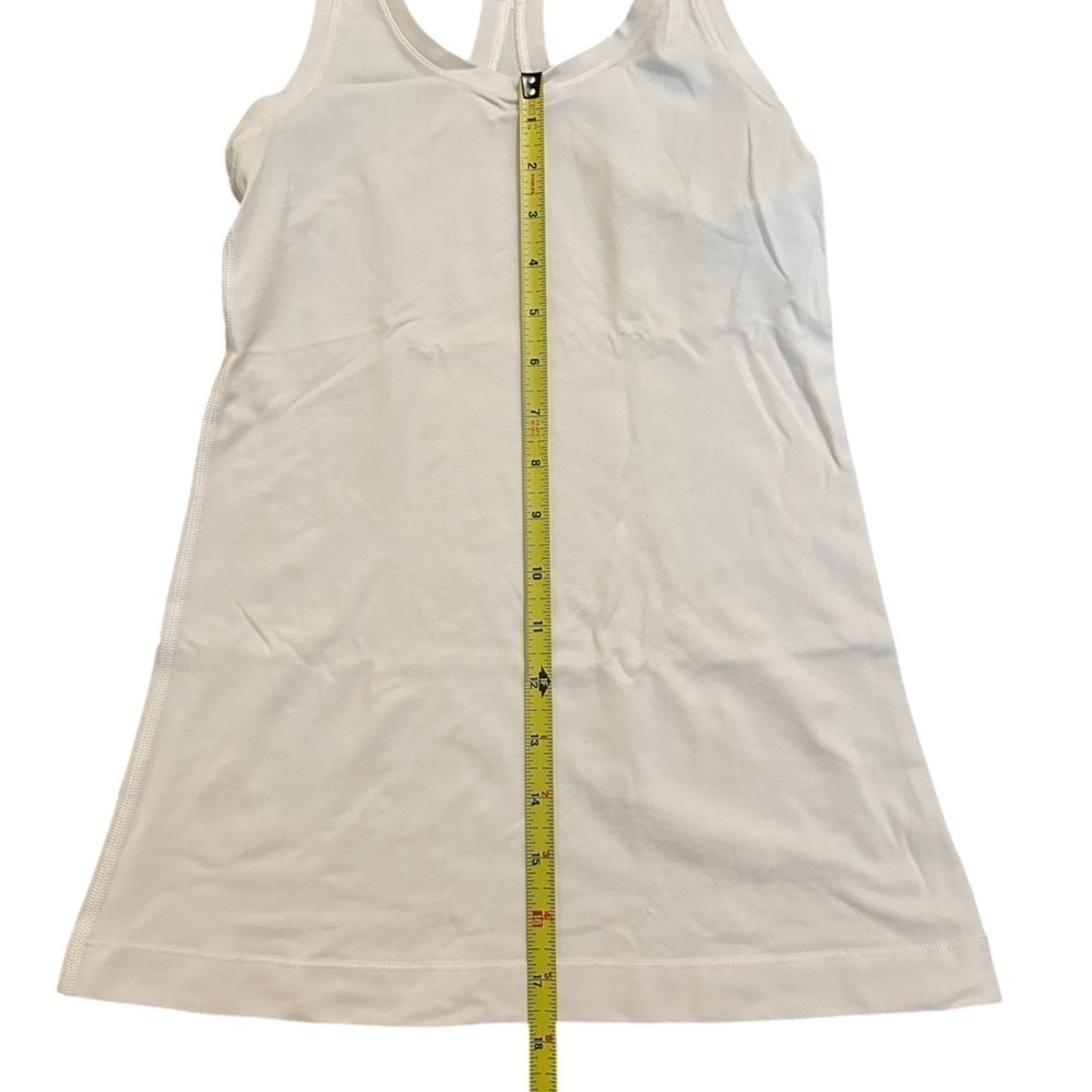 Lululemon White Size 4 Align Tank Hip Length Racerback - Picture 5 of 6